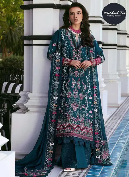 Mehboob Tex 1743 And 1744 Cotton Pakistani Salwar Suit Exporters In India